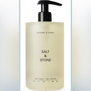 Salt & Stone Body Wash Deep Moisture Bergamot & Hinoki 15.2 fl oz NEW